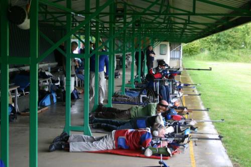 Shooting taking place on the 50mtr range